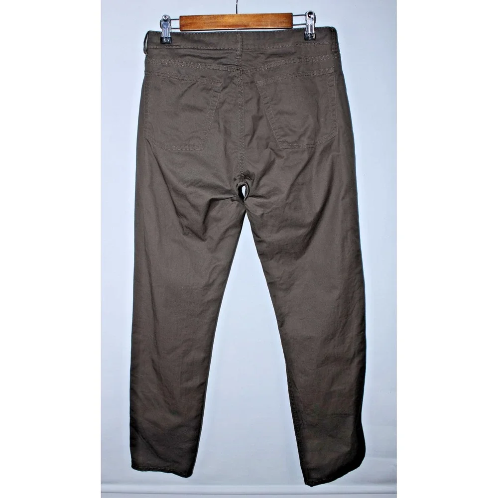 Hill City Men's Size 30x32 Olive Green Twill 5 Pocket Pants
